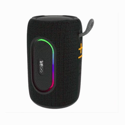 Walta Elite Drum 20 with RGB, TWS, USB/FM/AUX, IPX5, 6Hrs Playtime 20W Bluetooth Party Speaker- Black