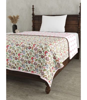 PetalSoft 100% Pure Cotton Dohar Single Bed | Blossomy Collection PetalSoft 100% Pure Cotton Dohar Single Bed | Blossomy Collection