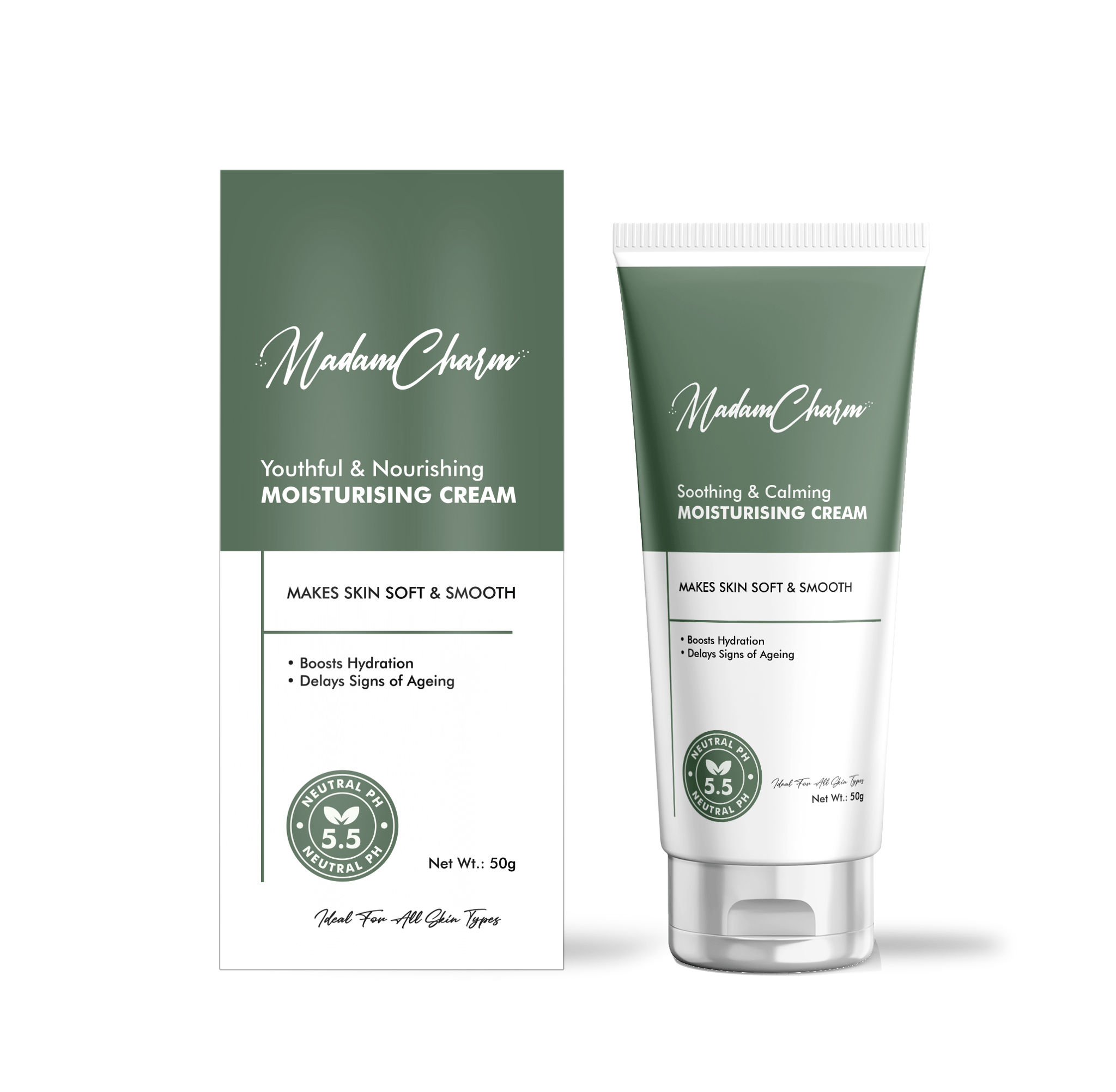Moisturising Cream | pH of 5.5 | Vitamin E | 50g