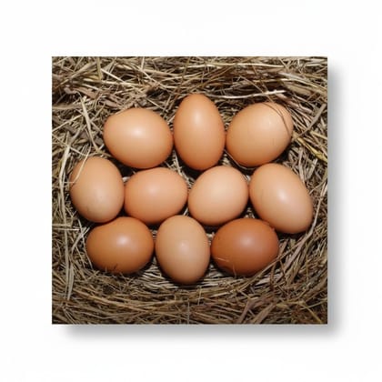 Farm Fresh Brown Eggs - 50 gm - Single fresh egg
