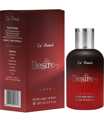 LA FRENCH - Desire Perfume for Women Eau De Parfum (EDP) For Women 100 ( Pack of 1 )