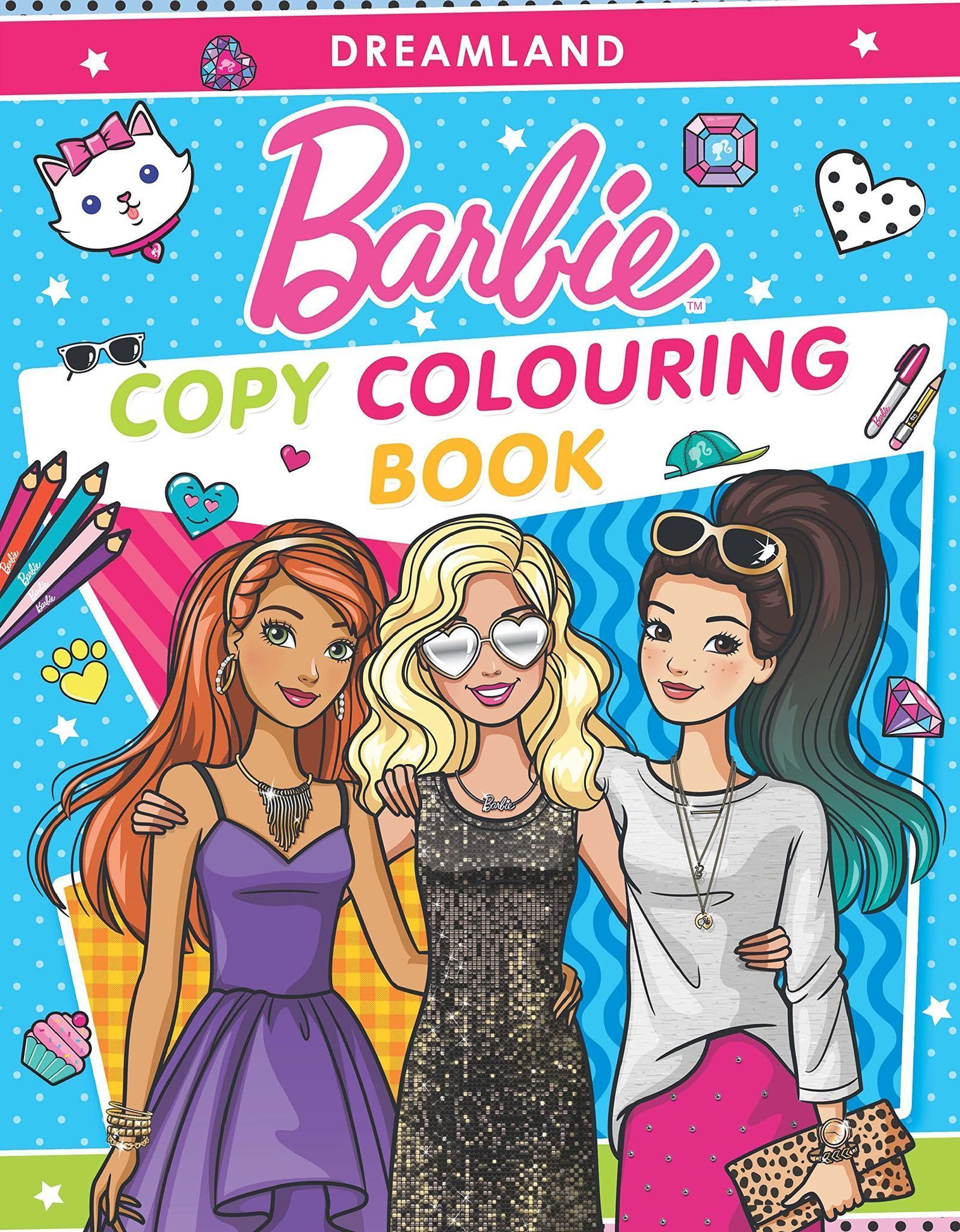 Barbie Copy Colouring Book [Paperback] Dreamland Publications