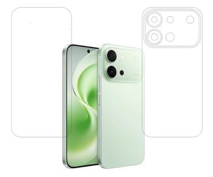 ISAAK Front and Back Screen Protector Compatible with Vivo V80 (COMBO PACK) ISAAK Front and Back Screen Protector Compatible with Vivo V80 (COMBO PACK)