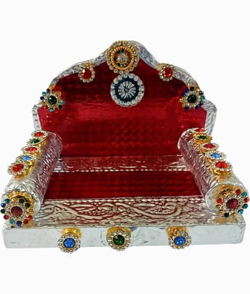 Cherry Tree Radha Krisha Red Wood Aasan cloth ( Pack of 1 )