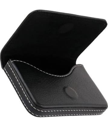 QitmirMKT Pocket Sized Stitched PU Leather Credit Card Holder Visiting Card Case Leather Card Holder ( Pack 1 )