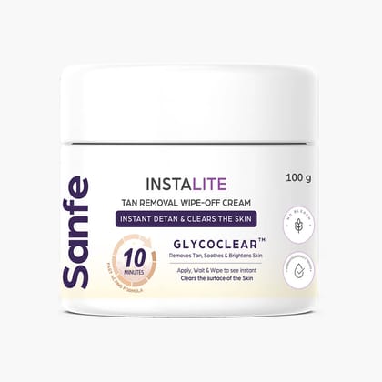 Instalite Wipe Off Detan Body Cream 100gm Instalite Wipe Off Detan Body Cream 100gm - 100gm