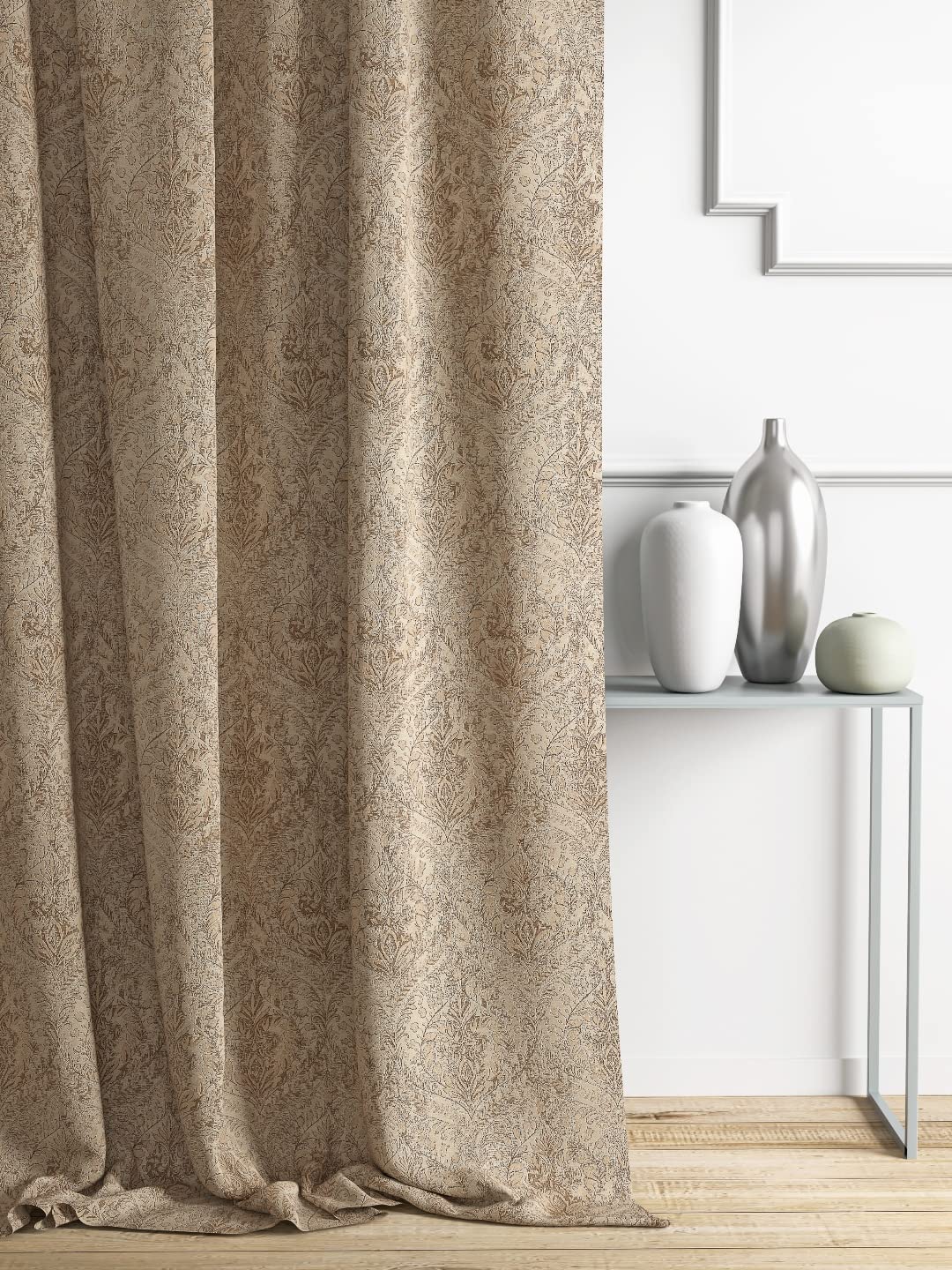 DDECOR - 100% Polyester Window 5 Ft|110 CM X 160 CM| - Brown
