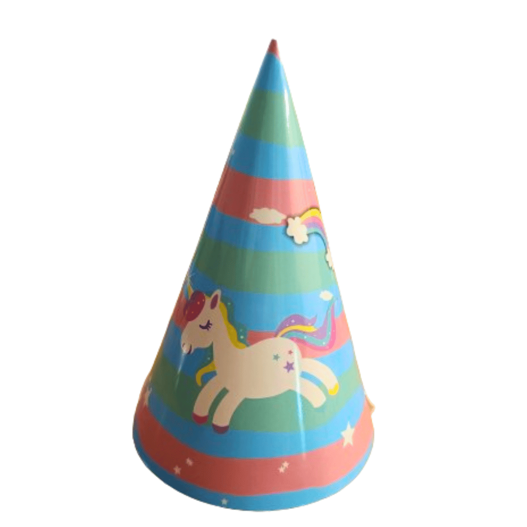 Rainbow Unicorn Hats - 10PC