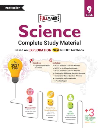 FULL MARKS CBSE SCIENCE (EXPLORATION) FOR CLASS 9 FOR 2027 EXAMS WITH NEW SYLLABUS FULL MARKS CBSE SCIENCE (EXPLORATION) FOR CLASS 9 FOR 2027 EXAMS WITH NEW SYLLABUS