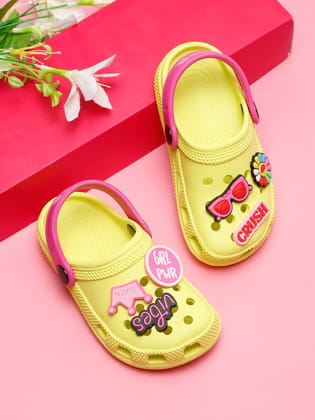Premium GRL Power Clogs - Lime Green & Pink (Girls) Premium GRL Power Clogs - Lime Green & Pink (Girls)