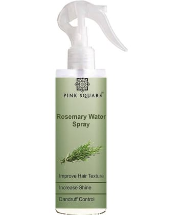 pink square Rosemary Water Hair Spray Rosemary Hair Spray Hair Sprays 100 mL