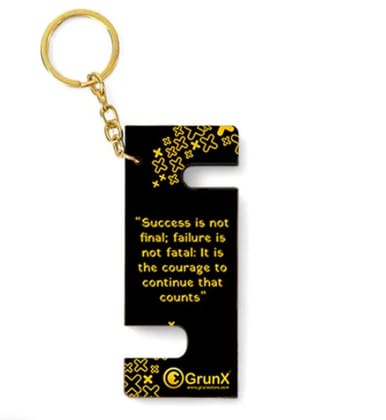 Pushpa - Keychain Stand For Smartphones With Life Quotes #1