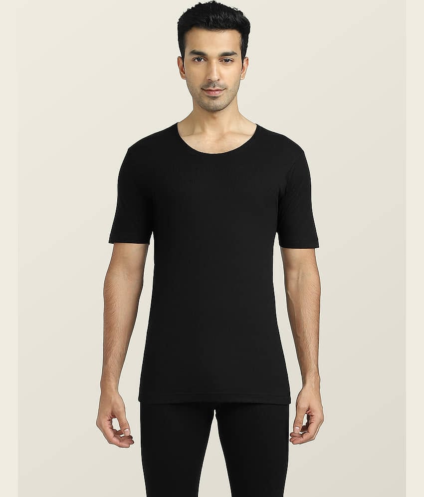 XYXX Cotton Men's Thermal Tops ( Black ) XYTHEHST01