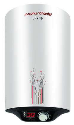 Morphy Richards Lavo EM Storage 25-Litre Vertical Water Heater, Silver, 5 Star Morphy Richards Lavo EM Storage 25-Litre Vertical Water Heater, Silver, 5 Star - 25