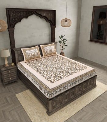 Everlasting Bliss 240TC Cotton Bedsheet Set