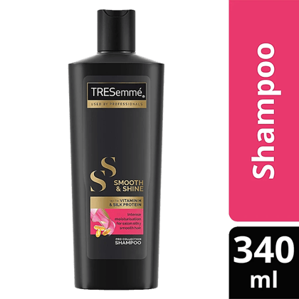 Tresemme Smooth & Shine Pro Collection Shampoo - Vitamin H & Silk Protein, Intense Moisturisation, 340 Ml Tresemme Smooth & Shine Pro Collection Shampoo - Vitamin H & Silk Protein, Intense Moisturisation, 340 Ml