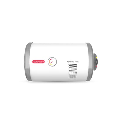 Racold CDR DLX Plus 25L Horizontal Energy Efficient Storage Water Heater(Geyser) with Free Standard Installation & Pipes|Temperature Display & Knob|Fits Under False Ceilings|Titanium Enameled Coating Racold CDR DLX Plus 25L Horizontal Energy Efficient St