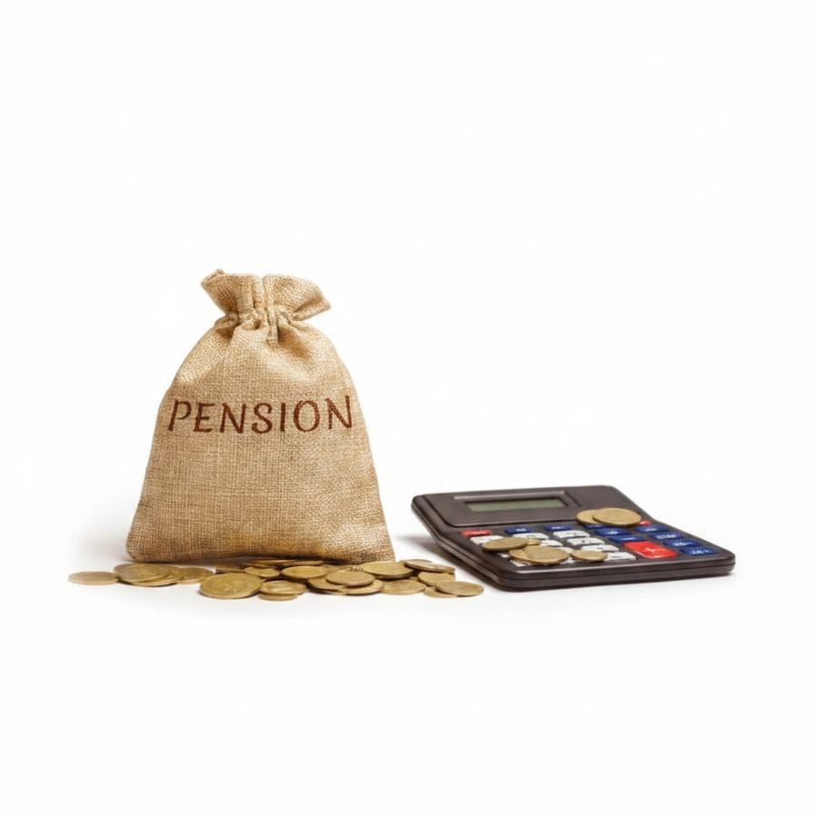 Decorative Pension Savings Jute Pouch