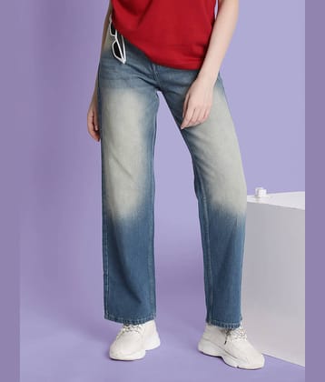 Bene Kleed - Blue Denim Straight Fit Women's Jeans ( Pack of 1 )