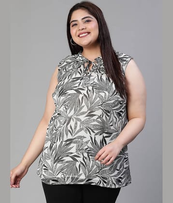 Oxolloxo Women's Polyester Regular Top ( Grey )