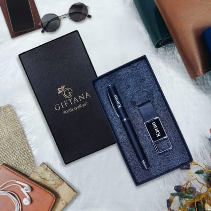 Elegant Personalized Gifts : Pen & Keychain Gift Set