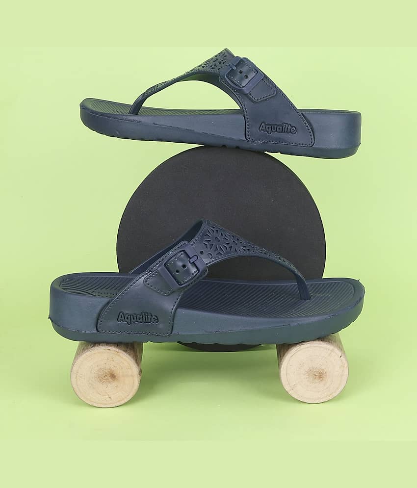 Aqualite Navy Women's Floater Sandals