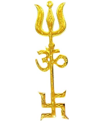 skybury - Brass Trishul (Pack of 1)