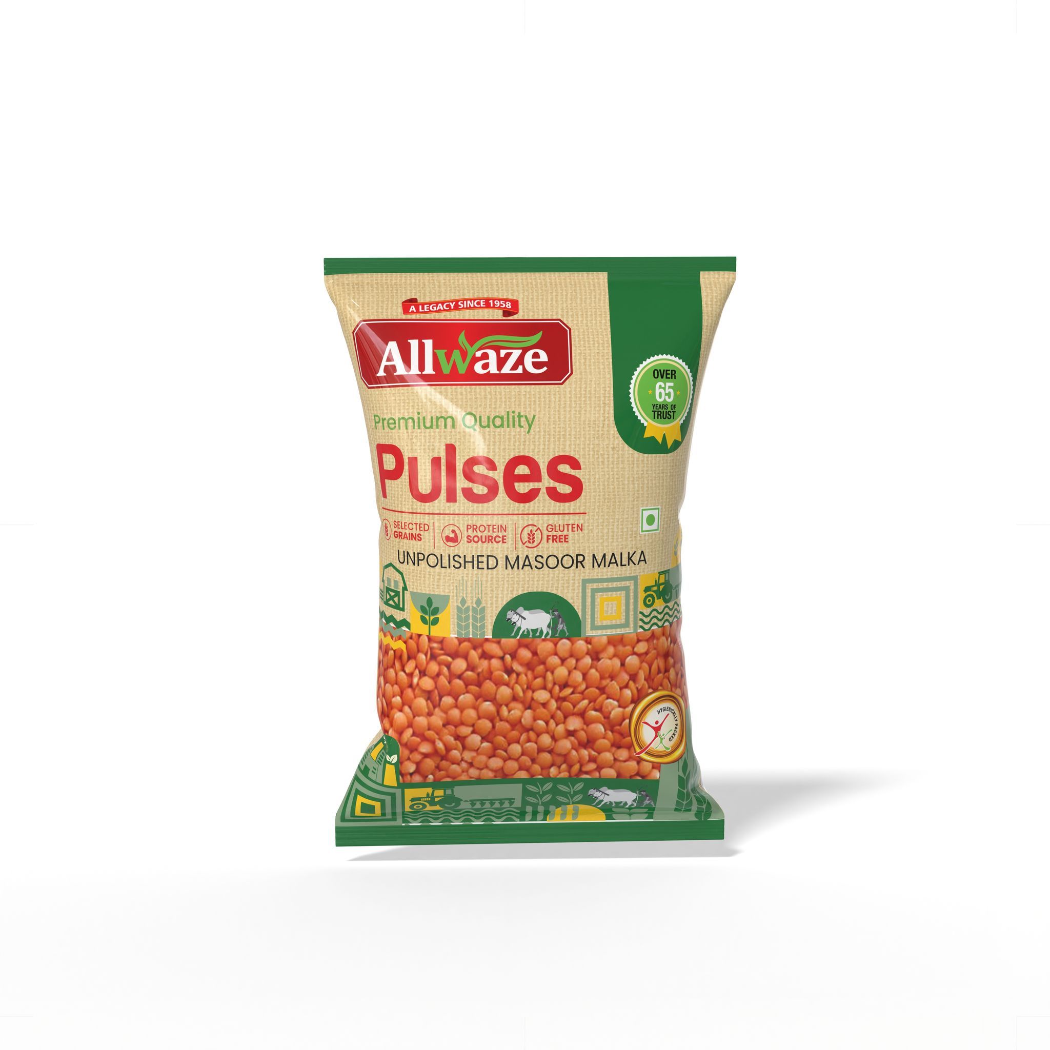 Allwaze Unpolished Masoor malka 1kilogram