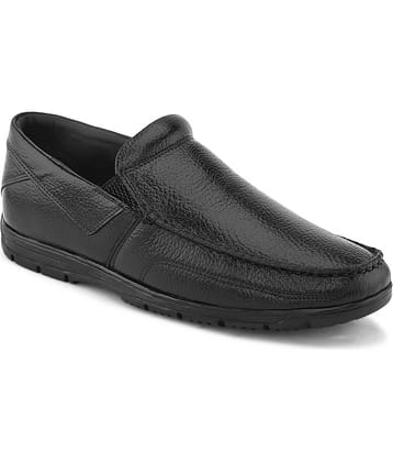 Fashion Victim - Black Men's Slip On Formal Shoes