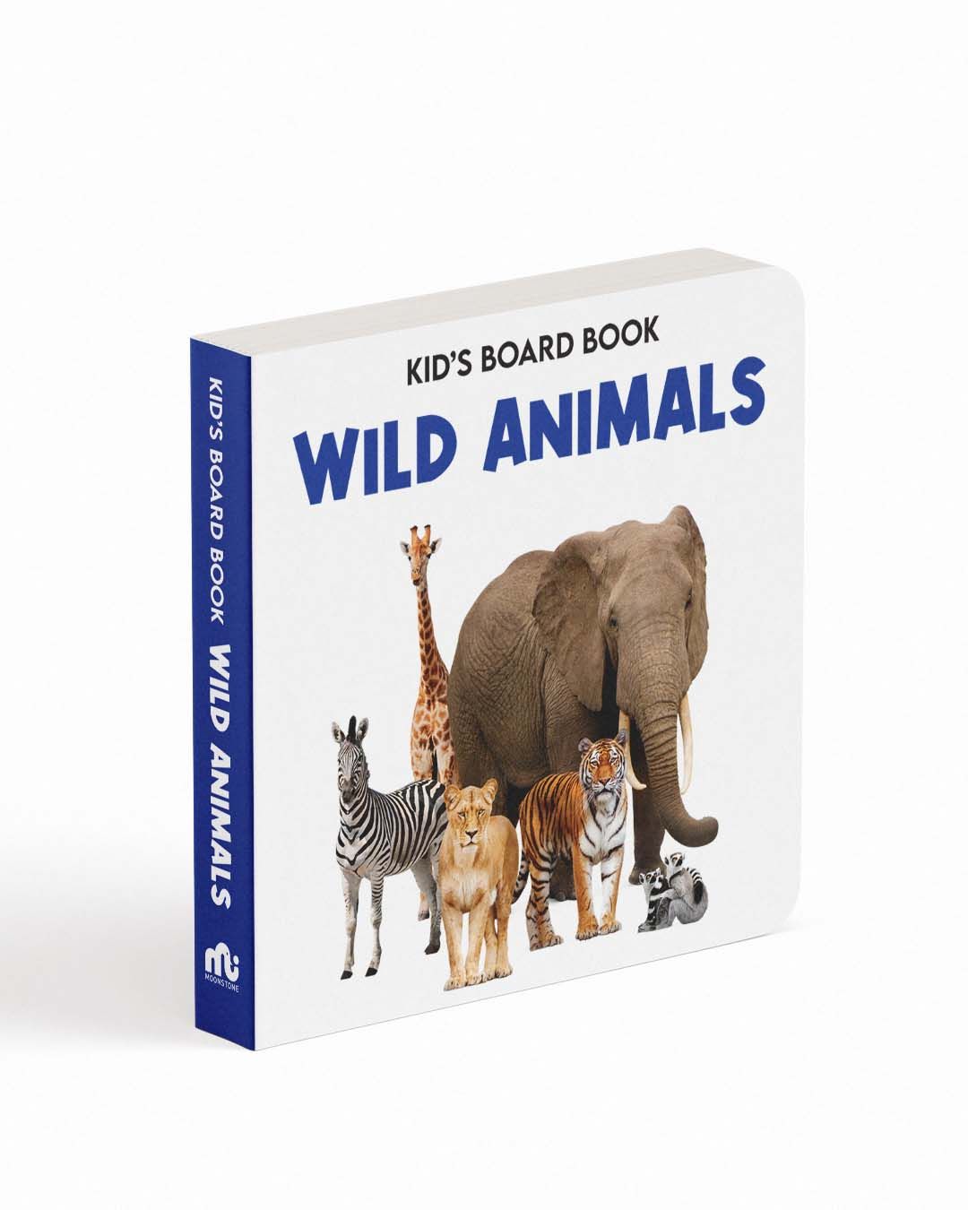 Kids Board Book Wild Animals