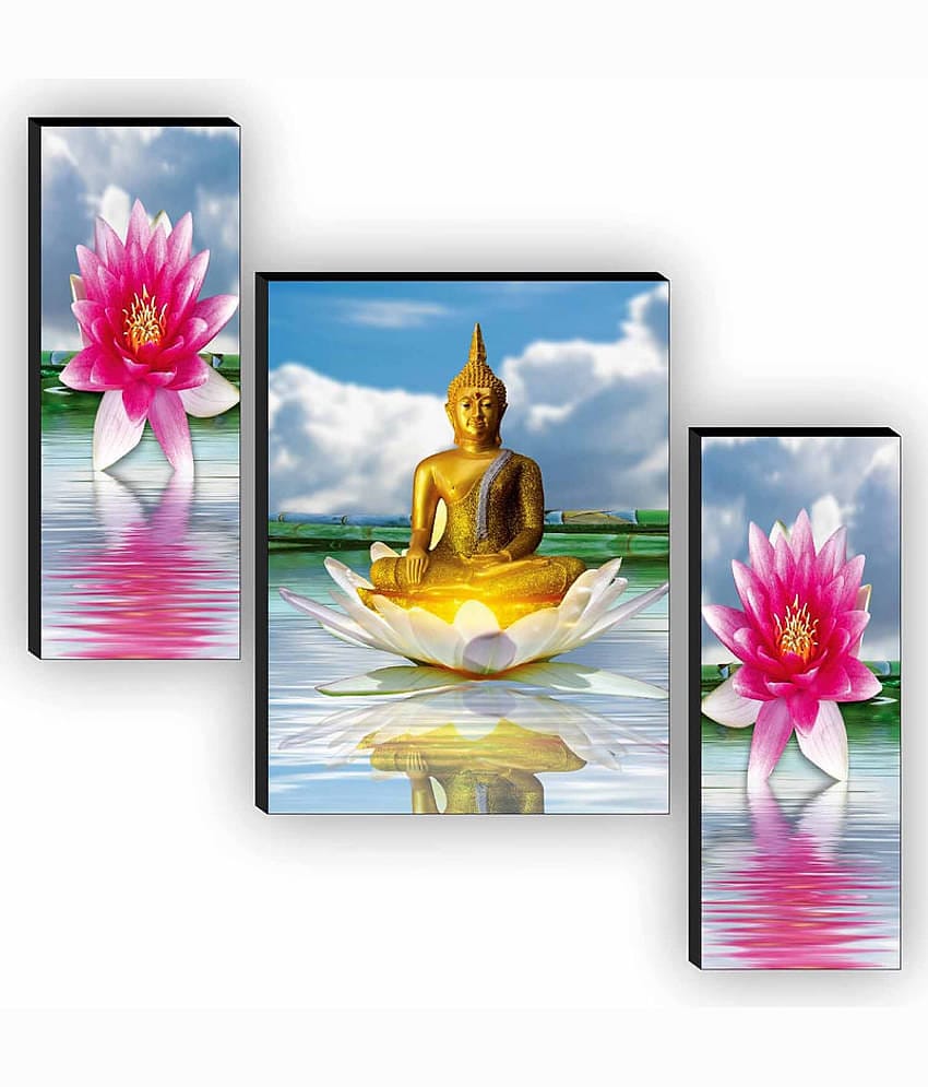 Saf Buddha religious modern art MDF Painting Without Frame