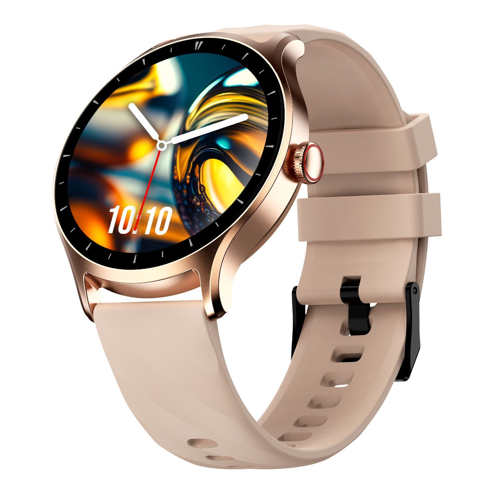 CELLECOR E2 Hype 1.50" (38.1mm) HD IPS Display Smart Watch, 500 Nits, 60Hz Refresh Rate, Bluetooth Calling, AI generated Watch Faces, 100+ Sports Modes, Health Suite, Voice Assistance (Gold Pink )