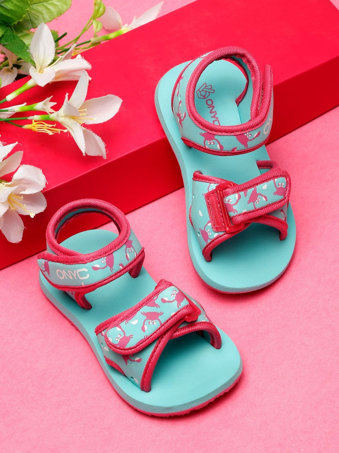 Premium Hide & Seek Sandals - Sea Green (Girls)