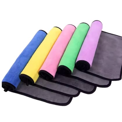 Premium Microfiber Towel | Multi-Purpose Cleaning Cloth for Car, Kitchen, and Home | 40x40 CM, 600 GSM, 2 Piece