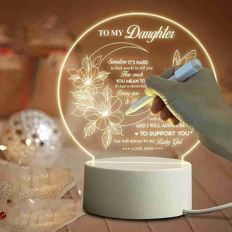 Acrylic 3D Illusion LED Table Light for Home Decoration