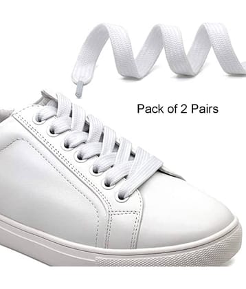 Sheppits White Nylon Durable 120cm Flat Lace