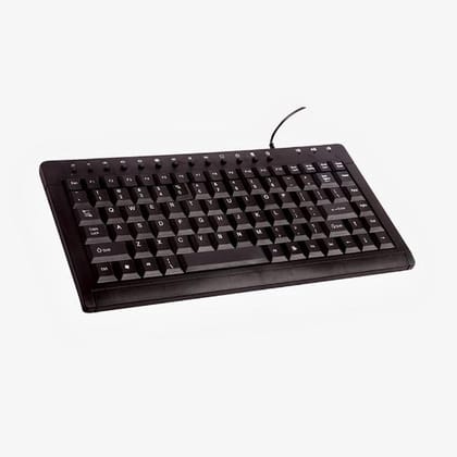 Wired AD-511 Mini Multimedia Keyboard, Compact & Efficient for Laptop & CPU (Black)
