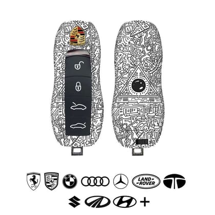 Robotic Doodle Car Key Skins