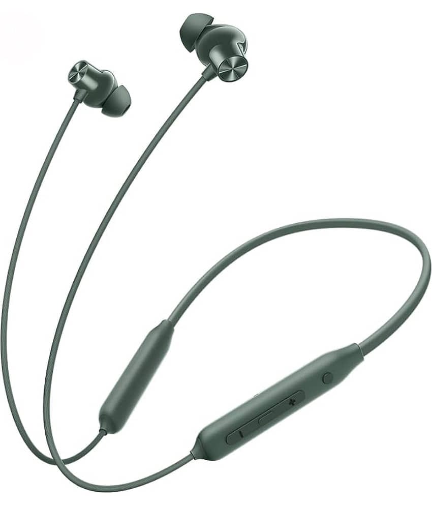 Neo A1 PLUS Bluetooth Bluetooth Neckband On Ear 40 Hours Playback Active Noise cancellation IPX4(Splash & Sweat Proof) Green