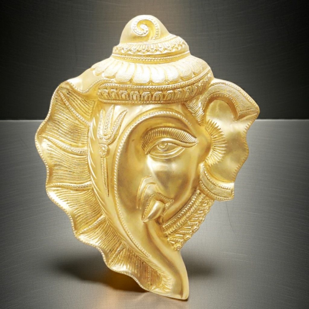 Brass Wall Hanging Ganesh Showpiece (BSMAS629)