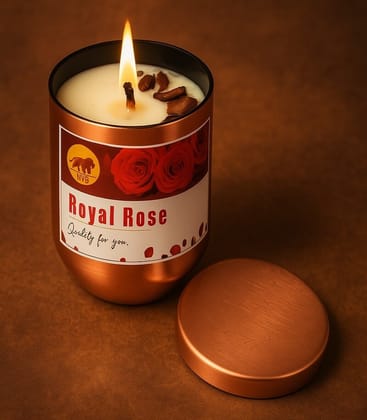 Rose Spark in a Copper Metal Luxury Jar Rose Spark in a Copper Metal Luxury Jar