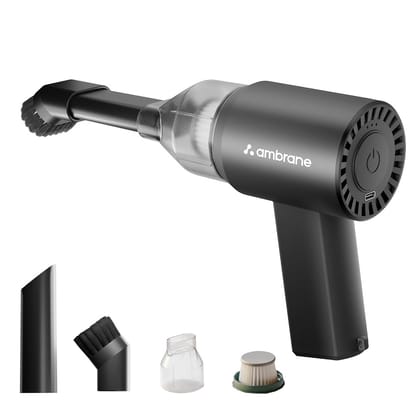 Ambrane MiniVac 01 Portable Cordless Vacuum Cleaner Ambrane MiniVac 01 Portable Cordless Vacuum Cleaner - Black