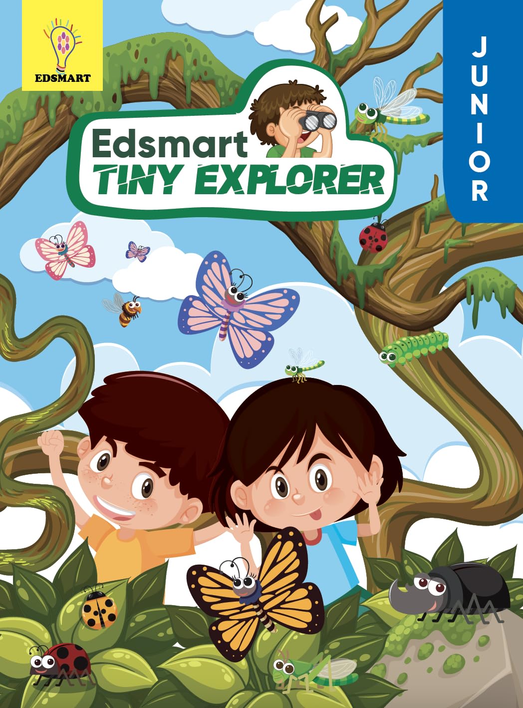 Edsmart Junior KG EVS book for Kids - Edsmart Tiny Explorer | EVS book 4 + years | CBSE Science book for LKG [Perfect Paperback] [Jan 01, 2024] Edsmart Edu Services Pvt Ltd