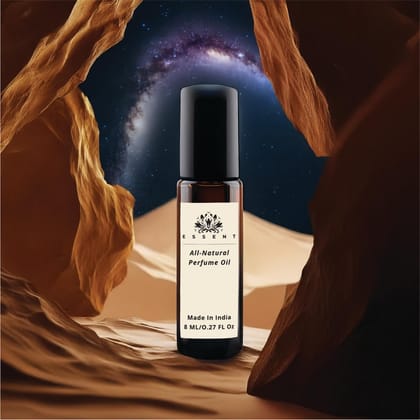 Essent Kewda Roll-On Attar  0.27 fl. oz. (8 ml) | Long-Lasting Natural Fragrance | Alcohol-Free Perfume Oil