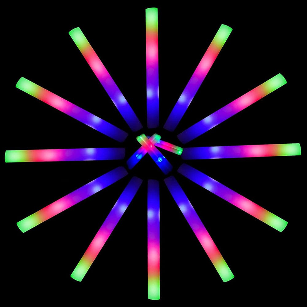 LED Foam Sticks for Cheering UV/Mehendi/Sangeet Party - 1PC