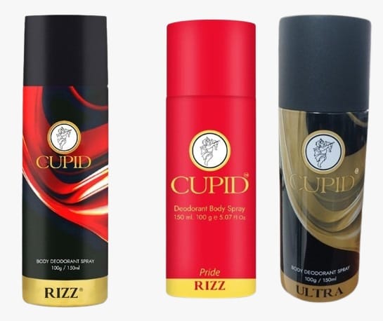 Deodorant | Unisex Body Spray | Fresh & Energetic - Pack of 3 - (ASSORTED)