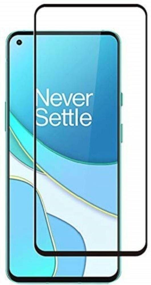 PLUGTECH Advanced Tempered Glass With Anti-Explosion 9H Hardness Edge-To-Edge Coverage Screen Guard for ONE PLUS 8T