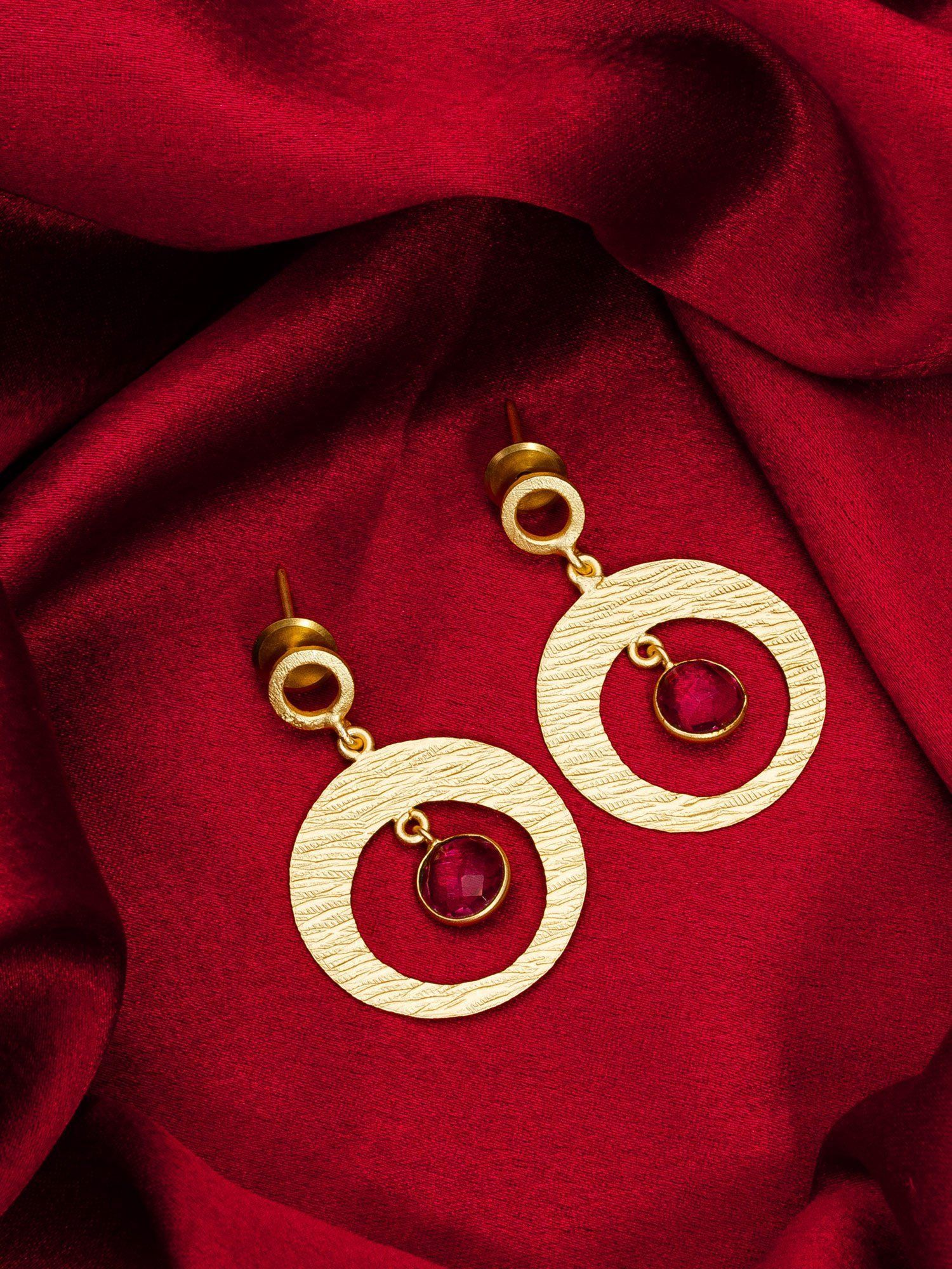 Morison Golden Chakra Earrings A Symbol of Balance