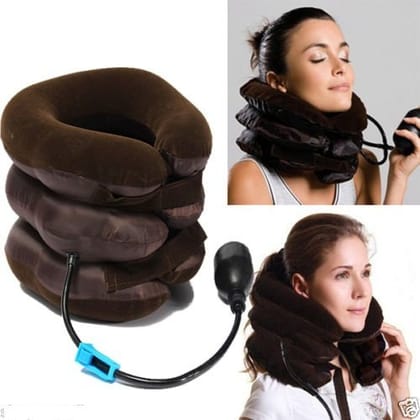 Tractor for Cervical Spine Portable Neck Pillow Three Layers Excerciser