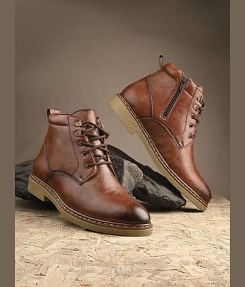 Bucik Brown Men's Casual Boots